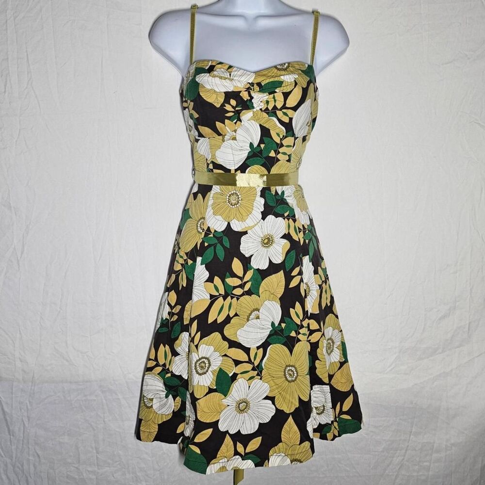 vintage y2k boho fairy grunge adjustable waist a-line dress